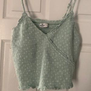 Hollister size large cropped tank top